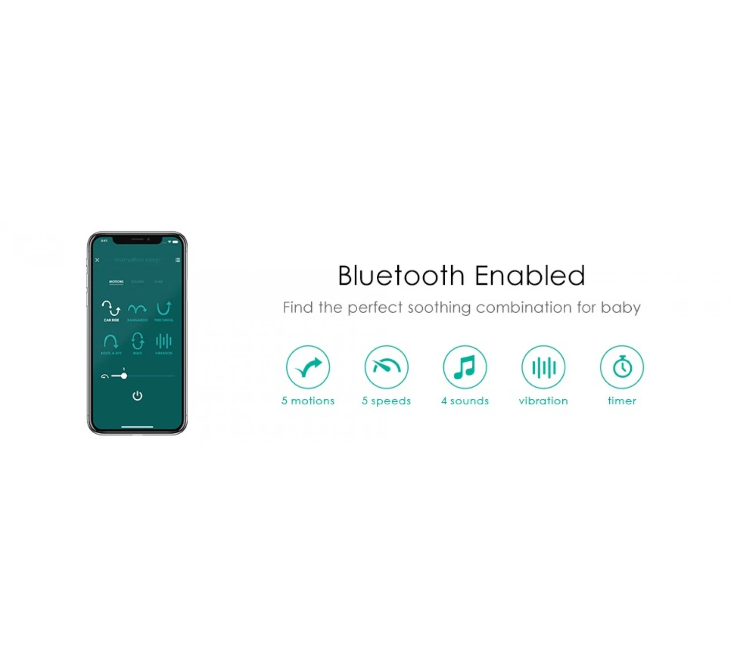 4moms MamaRoo Sleep Wiegje 5 4moms MamaRoo Sleep Wiegje - Afbeelding 5