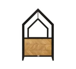 Huisbed Job 90x200 Vintage Honey -Babykamers Verkoopwinkel bopita huisbed job 90x200 vintage honey 2