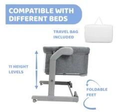 CHICCO Next2me Magic Evo - Desert Taupe -Babykamers Verkoopwinkel chicco next2me magic evo desert taupe 4