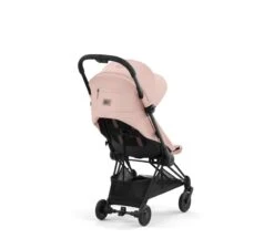 CYBEX Coya Buggy - Matt Black/Peach Pink -Babykamers Verkoopwinkel cybex coya buggy matt black peach pink 5