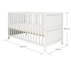 Ledikant Luna Groeven 70x140 - White 14 Ledikant Luna Groeven 70x140 - White -Babykamers Verkoopwinkel flexa ledikant luna groeven 70x140 white 4