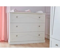 Marie 3-laden Commode -Babykamers Verkoopwinkel pinio marie 3 laden commode 2