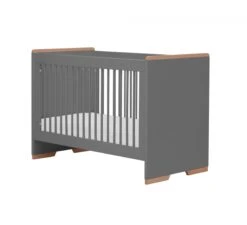 Snap Ledikant 60x120cm - Dark Grey -Babykamers Verkoopwinkel pinio snap ledikant 60x120cm dark grey 2