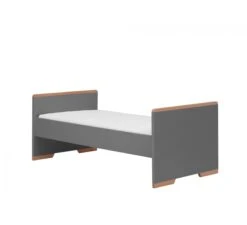 Snap Ledikant 70x140cm - Dark Grey -Babykamers Verkoopwinkel pinio snap ledikant 70x140cm dark grey 2