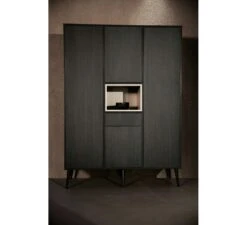 3-deurskast Cocoon XL - Eboni -Babykamers Verkoopwinkel quax 3 deurskast cocoon xl eboni 2