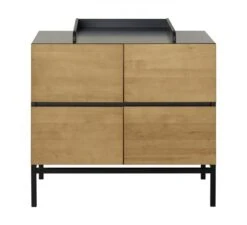 Commode 4 Laden Havana - Moonshadow -Babykamers Verkoopwinkel quax commode 4 laden havana moonshadow 2