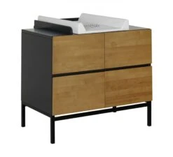 Commode 4 Laden Havana - Moonshadow -Babykamers Verkoopwinkel quax commode 4 laden havana moonshadow 3