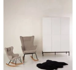 Rocking Adult Chair De Luxe Schommelstoel - Black -Babykamers Verkoopwinkel quax rocking adult chair de luxe schommelstoel black 3