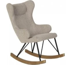 Rocking Kids Chair De Luxe - Sand Grey